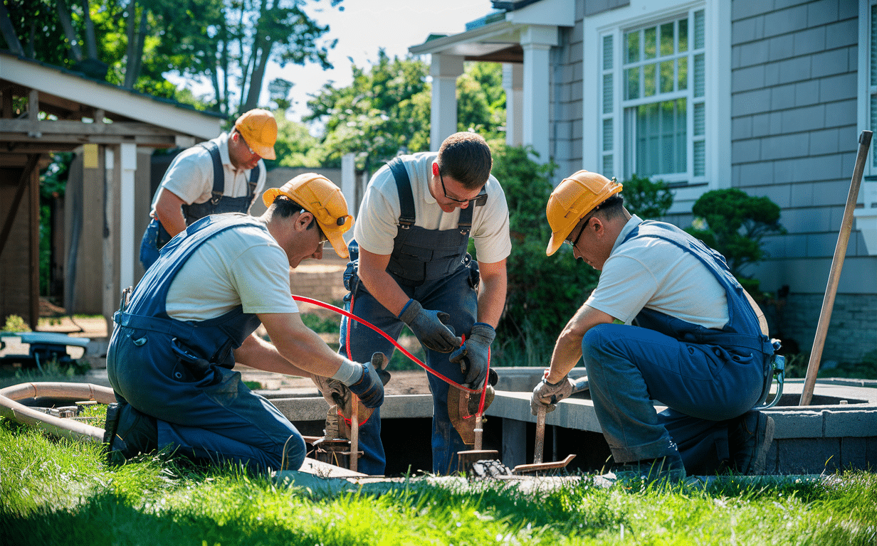 How to install a septic tank system