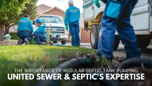 United Sewer & Septic's expertise in regular septic tank pumping