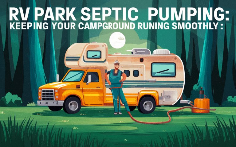 RV Park Septic Pumping: Keeping Your Campground Running Smoothly